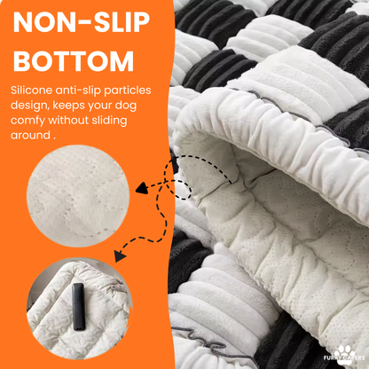 Premium 100% Cotten Dog Bed – Soft, Washable, Anti-Slip, Suitable for all breeds