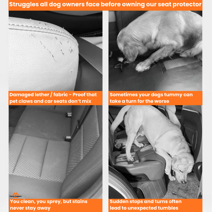 Furry Capers - Hard Bottom Dog Car Seat Protector