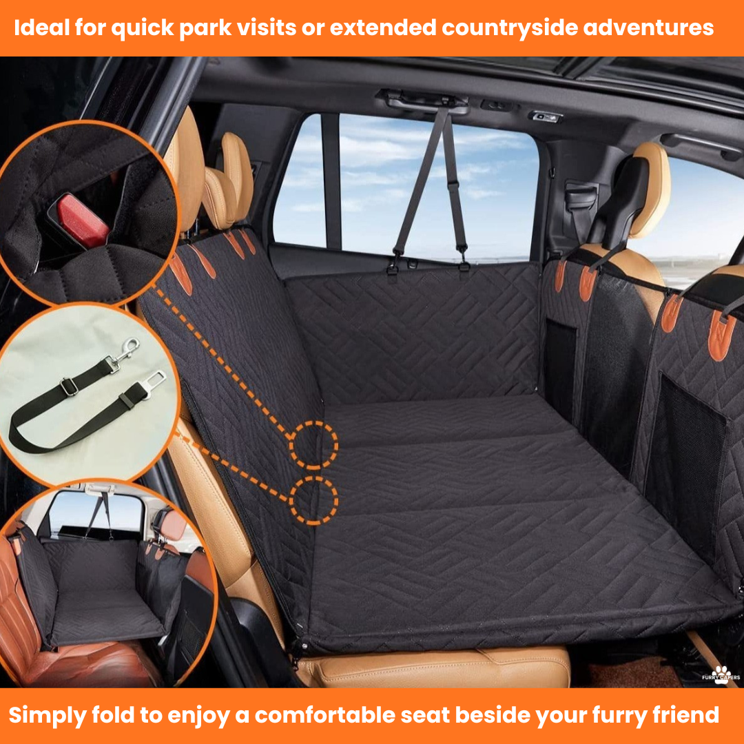 Furry Capers - Hard Bottom Dog Car Seat Protector